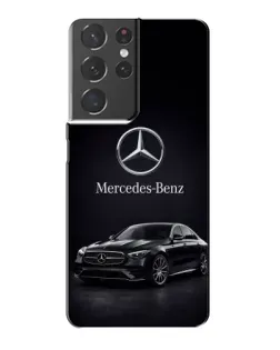 Чехол для Samsung Galaxy S21 Plus с картинкой «Mercedes — решетка радиатора»