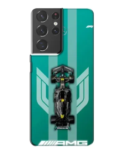 Чехол для Samsung Galaxy S21 Plus с картинкой «Mercedes AMG Petronas»