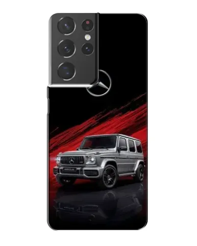 Чехол для Samsung Galaxy S21 Plus с картинкой «Mercedes G-Class красный»