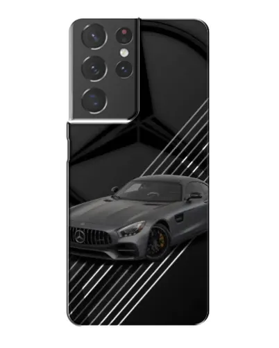 Чехол для Samsung Galaxy S21 Plus с картинкой «Mercedes AMG — графика»
