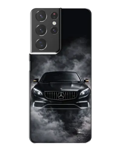 Чехол для Samsung Galaxy S21 Plus с картинкой «Mercedes в дыму»