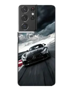 Чехол для Samsung Galaxy S21 Plus с картинкой «Гоночный Mercedes AMG»