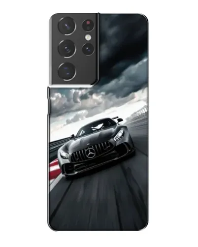 Чехол для Samsung Galaxy S21 Plus с картинкой «Гоночный Mercedes AMG»