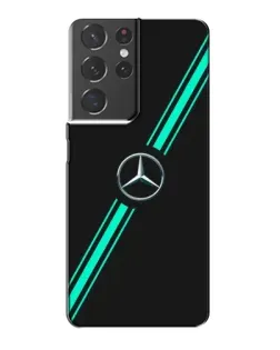Чехол для Samsung Galaxy S21 Plus с картинкой «Спортивные линии Mercedes»