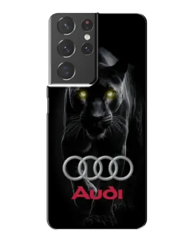 Чехол для Samsung Galaxy S21 Plus с картинкой «Пантера и Audi»