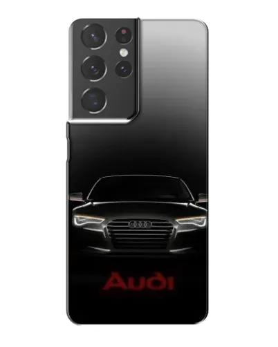 Чехол для Samsung Galaxy S21 Plus с картинкой «Audi — градиентный контур»