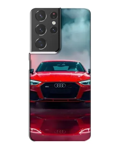 Чехол для Samsung Galaxy S21 Plus с картинкой «Audi RS — красный стиль»