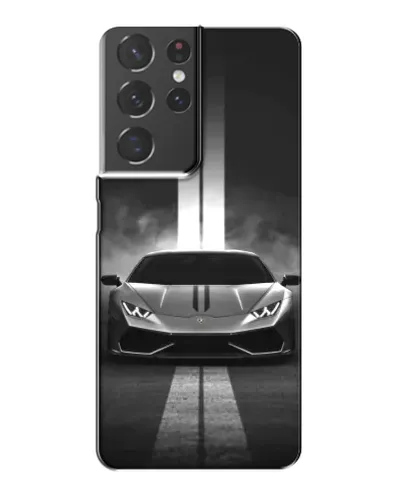 Чехол для Samsung Galaxy S21 Plus с картинкой «Lamborghini симметрия дорог»
