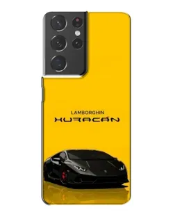 Чехол для Samsung Galaxy S21 Plus с картинкой «Lamborghini Huracan черный»