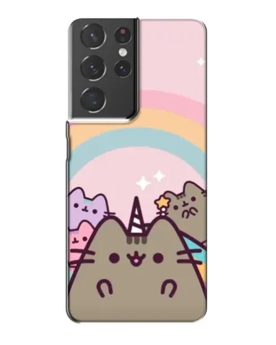 Чехол для Samsung Galaxy S21 Plus с картинкой «Единорог Pusheen» Чехол для Samsung Galaxy S21 Plus с картинкой «Единорог Pusheen»