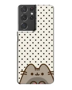 Чехол для Samsung Galaxy S21 Plus с картинкой «Пушин в горошек»