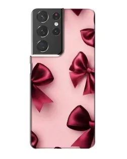 Чехол для Samsung Galaxy S21 Plus с картинкой «Бордовый атлас»