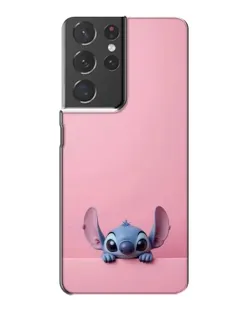 Чехол для Samsung Galaxy S21 Plus с картинкой «Stitch выглядывает»