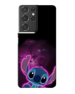 Чехол для Samsung Galaxy S21 Plus с картинкой «Неоновый Stitch»