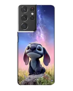 Чехол для Samsung Galaxy S21 Plus с картинкой «Стич на рассвете»