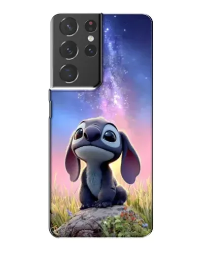 Чехол для Samsung Galaxy S21 Plus с картинкой «Стич на рассвете»