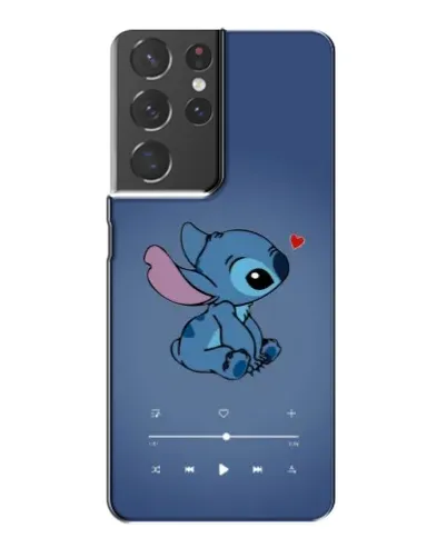 Чехол для Samsung Galaxy S21 Plus с картинкой «Музыкальный Stitch»