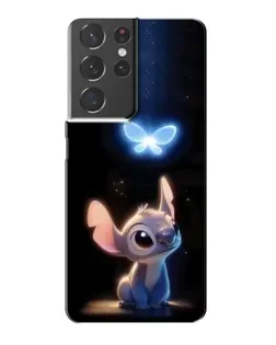 Чехол для Samsung Galaxy S21 Plus с картинкой «Сияющий Стич»