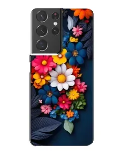 Чехол для Samsung Galaxy S21 Plus с картинкой «Цветочная феерия»