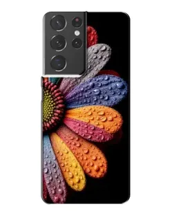 Чехол для Samsung Galaxy S21 Plus с картинкой «Радужный цветок»