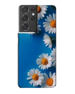 Чехол для Samsung Galaxy S21 Plus с картинкой «Белоснежные маргаритки»