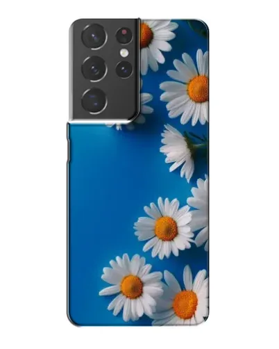 Чехол для Samsung Galaxy S21 Plus с картинкой «Белоснежные маргаритки»