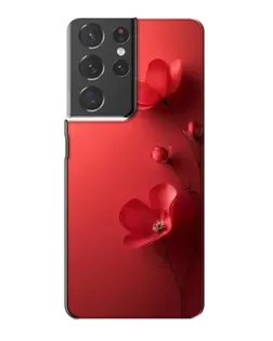 Чехол для Samsung Galaxy S21 Plus с картинкой «Маковые соцветия»