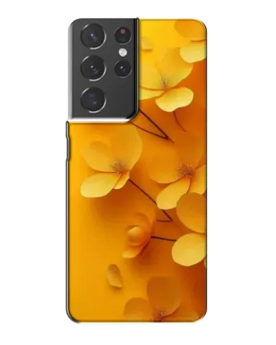 Чехол для Samsung Galaxy S21 Plus с картинкой «Золотые лепестки»