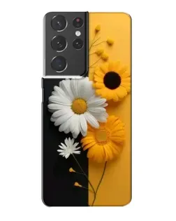 Чехол для Samsung Galaxy S21 Plus с картинкой «Подсолнух и ромашка»