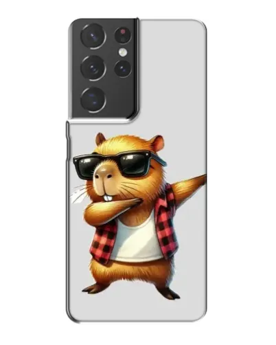 Чехол для Samsung Galaxy S21 Plus с картинкой «Капибара рэпер даб» Чехол для Samsung Galaxy S21 Plus с картинкой «Капибара рэпер даб»