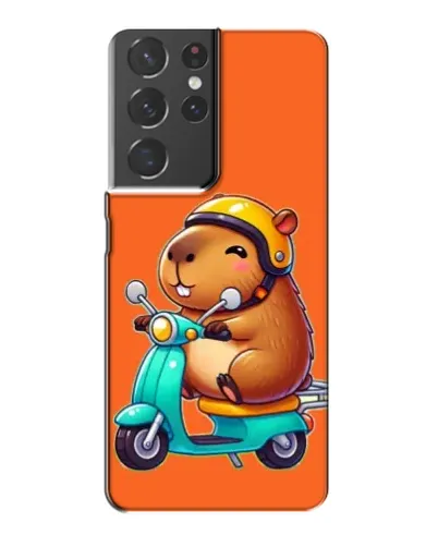 Чехол для Samsung Galaxy S21 Plus с картинкой «Капибара на скутере» Чехол для Samsung Galaxy S21 Plus с картинкой «Капибара на скутере»