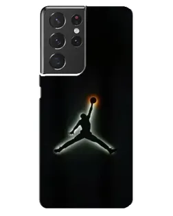 Чехол для Samsung Galaxy S21 ultra с картинкой «Jordan Gradient Logo» Чехол для Samsung Galaxy S21 ultra с картинкой «Jordan Gradient Logo»
