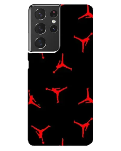 Чехол для Samsung Galaxy S21 ultra с картинкой «Jordan Red Pattern»