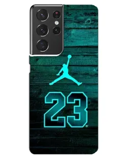 Чехол для Samsung Galaxy S21 ultra с картинкой «Jordan Cyan 23» Чехол для Samsung Galaxy S21 ultra с картинкой «Jordan Cyan 23»