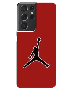 Чехол для Samsung Galaxy S21 ultra с картинкой «Jordan Red Back» Чехол для Samsung Galaxy S21 ultra с картинкой «Jordan Red Back»