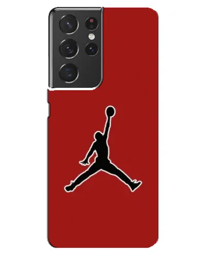 Чехол для Samsung Galaxy S21 ultra с картинкой «Jordan Red Back»
