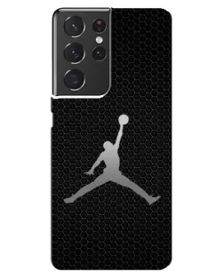 Чехол для Samsung Galaxy S21 ultra с картинкой «Jordan Dark Carbon» Чехол для Samsung Galaxy S21 ultra с картинкой «Jordan Dark Carbon»