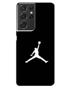 Чехол для Samsung Galaxy S21 ultra с картинкой «Jordan Silhouette» Чехол для Samsung Galaxy S21 ultra с картинкой «Jordan Silhouette»