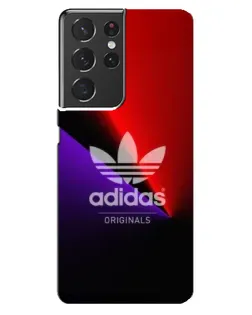 Чехол для Samsung Galaxy S21 ultra с картинкой «Adidas Red Neon»