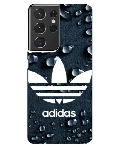 Чехол для Samsung Galaxy S21 ultra с картинкой «Adidas Trefoil Blue»