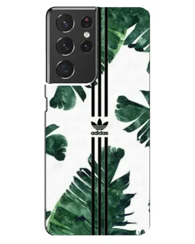 Чехол для Samsung Galaxy S21 ultra с картинкой «Пальмовые листья адидас»
