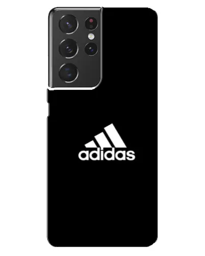 Чехол для Samsung Galaxy S21 ultra с картинкой «Черная классика Adidas»