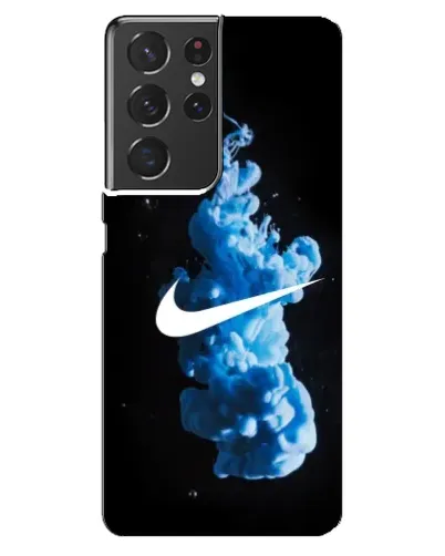 Чехол для Samsung Galaxy S21 ultra с картинкой «Nike и синий дым»