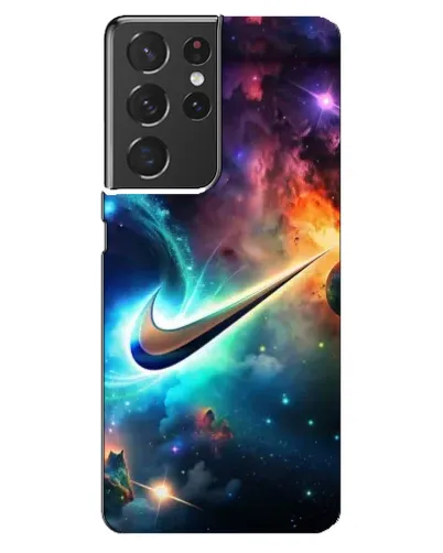 Чехол для Samsung Galaxy S21 ultra с картинкой «Космический Nike Swoosh»