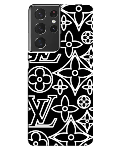 Чехол для Samsung Galaxy S21 ultra с картинкой «Черно-белый узор LV» Чехол для Samsung Galaxy S21 ultra с картинкой «Черно-белый узор LV»
