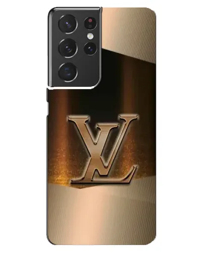 Чехол для Samsung Galaxy S21 ultra с картинкой «LV — золотое сияние» Чехол для Samsung Galaxy S21 ultra с картинкой «LV — золотое сияние»