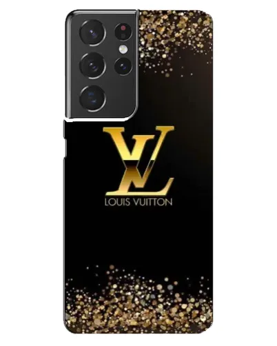 Чехол для Samsung Galaxy S21 ultra с картинкой «LV — золотые искры» Чехол для Samsung Galaxy S21 ultra с картинкой «LV — золотые искры»