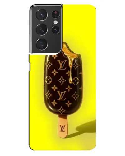 Чехол для Samsung Galaxy S21 ultra с картинкой «Мороженое от LV» Чехол для Samsung Galaxy S21 ultra с картинкой «Мороженое от LV»