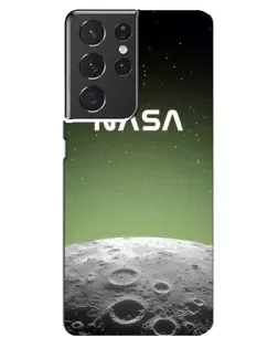 Чехол для Samsung Galaxy S21 ultra с картинкой «NASA — лунный градиент» Чехол для Samsung Galaxy S21 ultra с картинкой «NASA — лунный градиент»