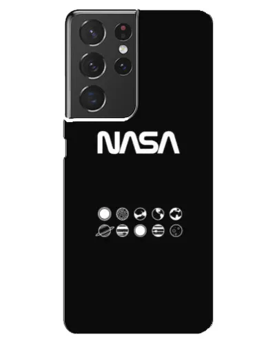 Чехол для Samsung Galaxy S21 ultra с картинкой «NASA — технический принт» Чехол для Samsung Galaxy S21 ultra с картинкой «NASA — технический принт»